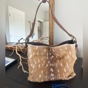 Lucchese Axis Deer Hide Tote Bag